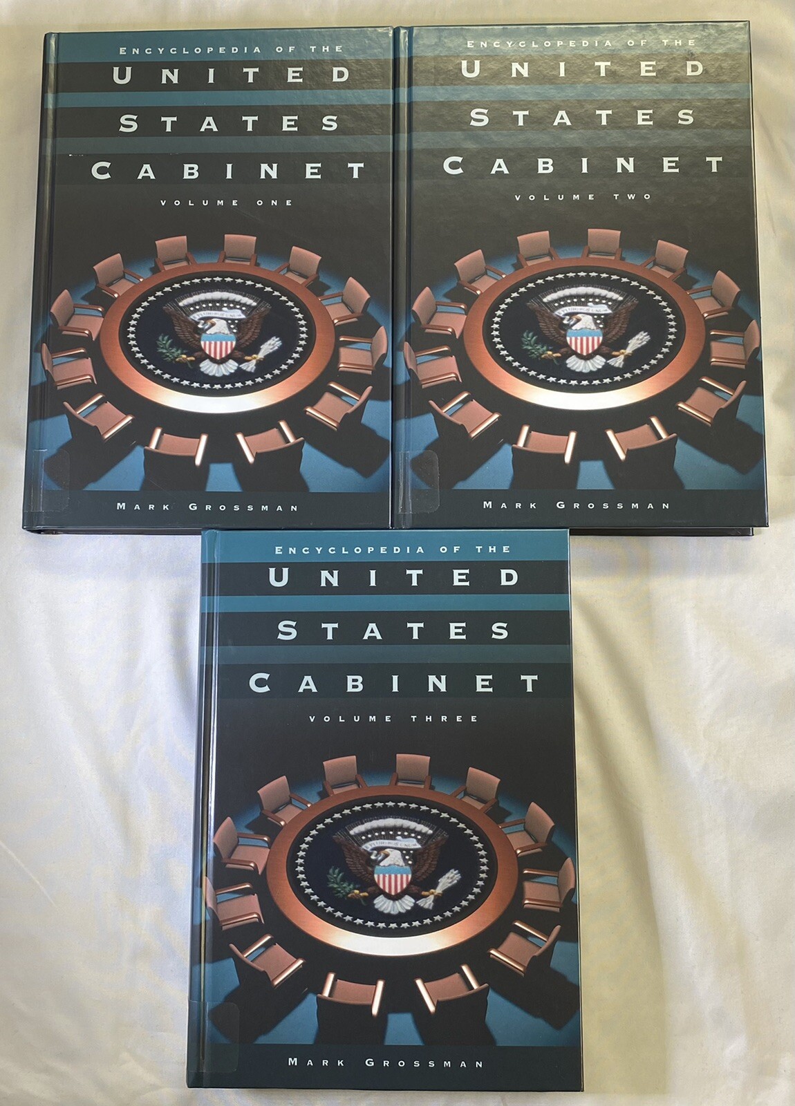 Encyclopedia United States Cabinet Volumes 1,2,3 Grossman, Mark Ex Library