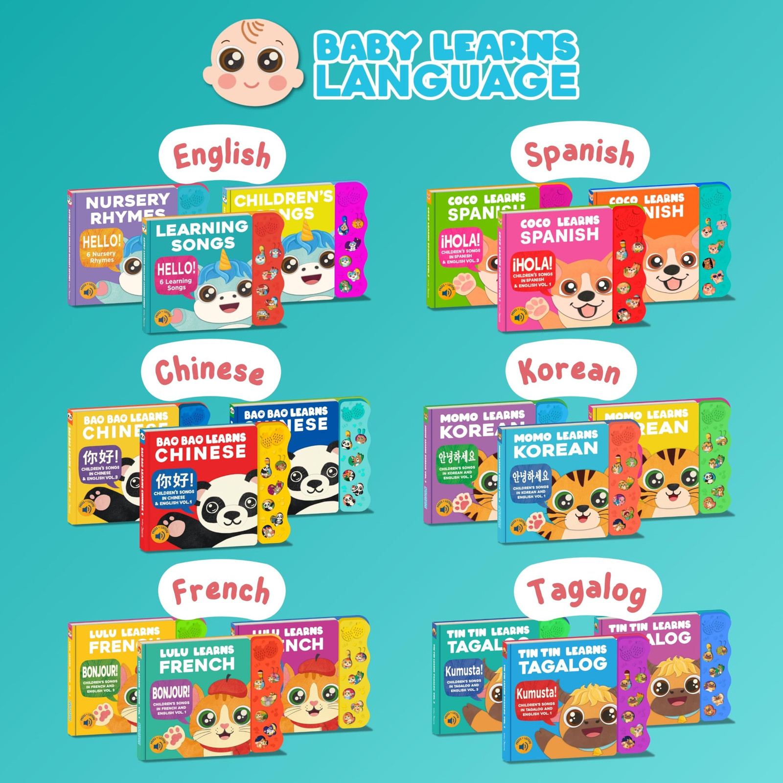 Astro Learns English Learning Songs — Musical Toys & Small, Multicolor