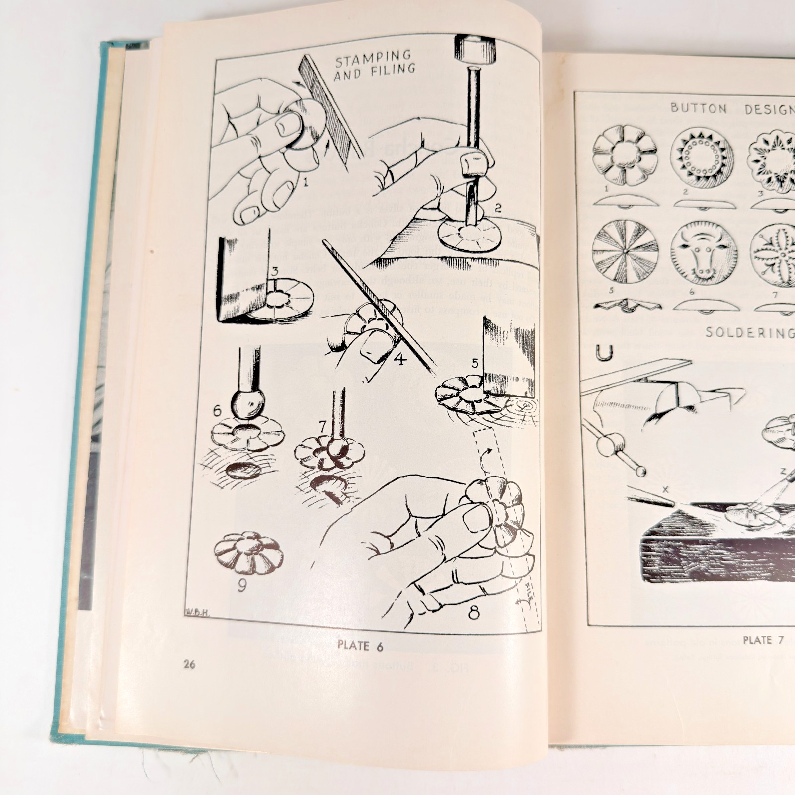 Indian Silversmithing by W. Ben Hunt, Bruce Publishing Milwaukee 1952 Acceptable
