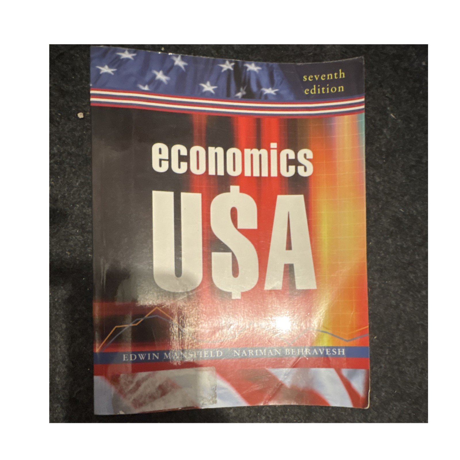 Economics U$A Seventh Edition Paperback Textbook, Mansfield & Behravesh