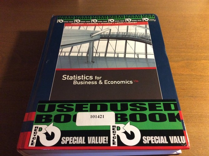 Statistics for Business & Economics (with XLSTAT Education Edition Printed Acces