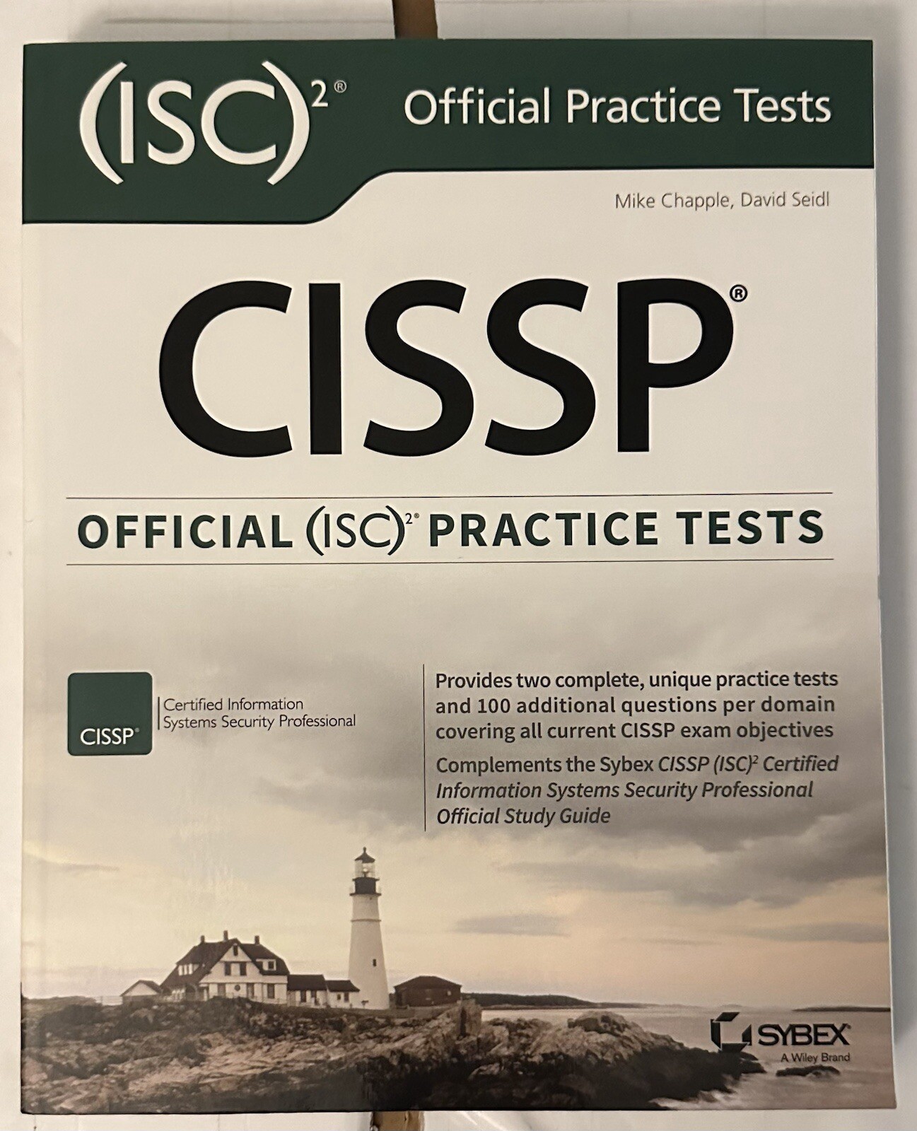 (ISC)2 CISSP Official Pratice Tests Book by Mike Chapple David Seidl
