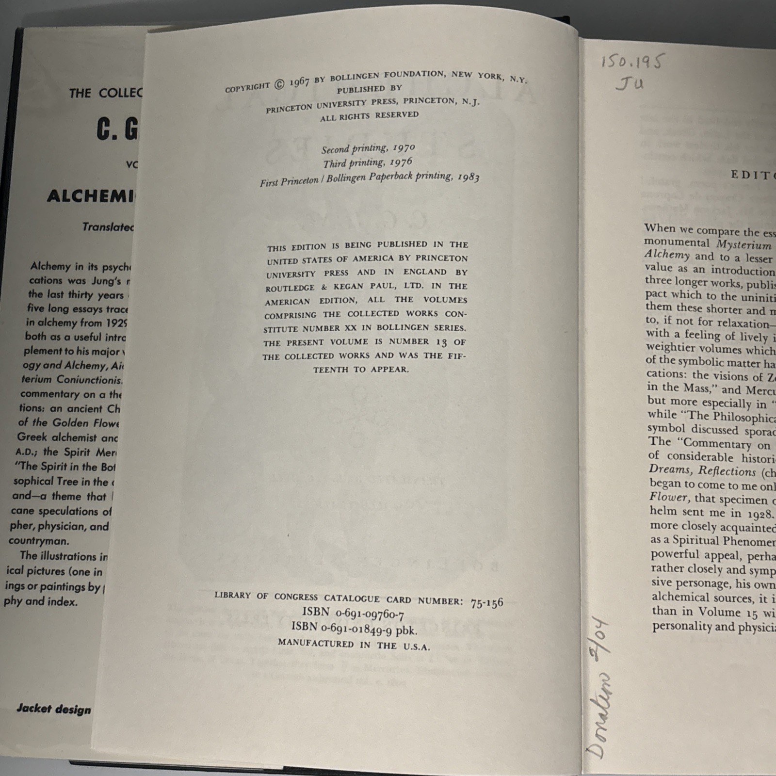 Collected Works of C. G. Jung, Volume 13: Alchemical Studies by Jung, C. G.