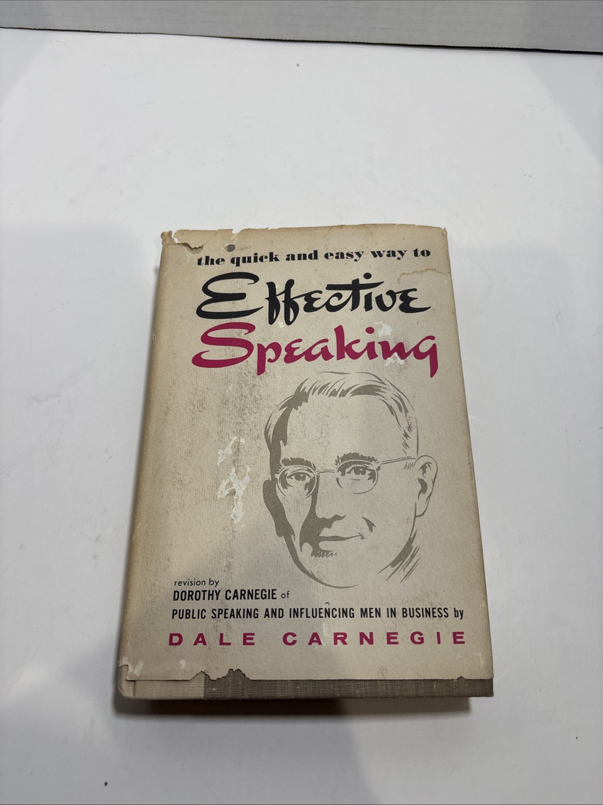 Quick and Easy Way to Effective Speaking – Dale Carnegie (1966, Hardcover, DJ)