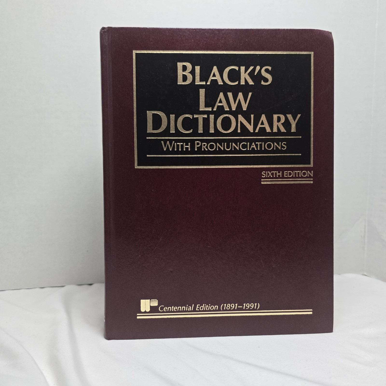 Black’s Law Dictionary with Pronunciations 6th Edition Centennial Edition 1994