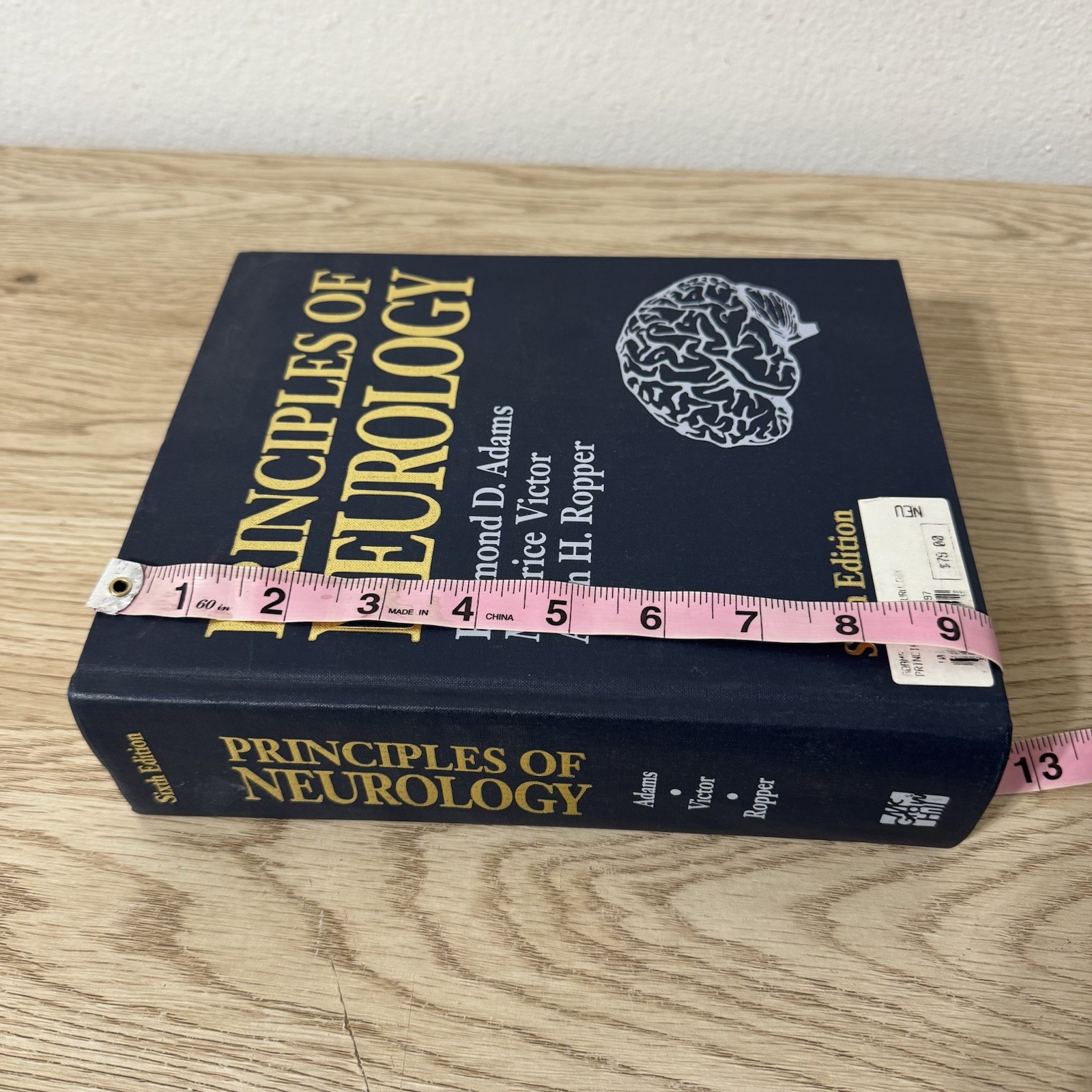 Principles of Neurology by Raymond D Adams Maurice Victor Allan H Ropper 6th Ed.
