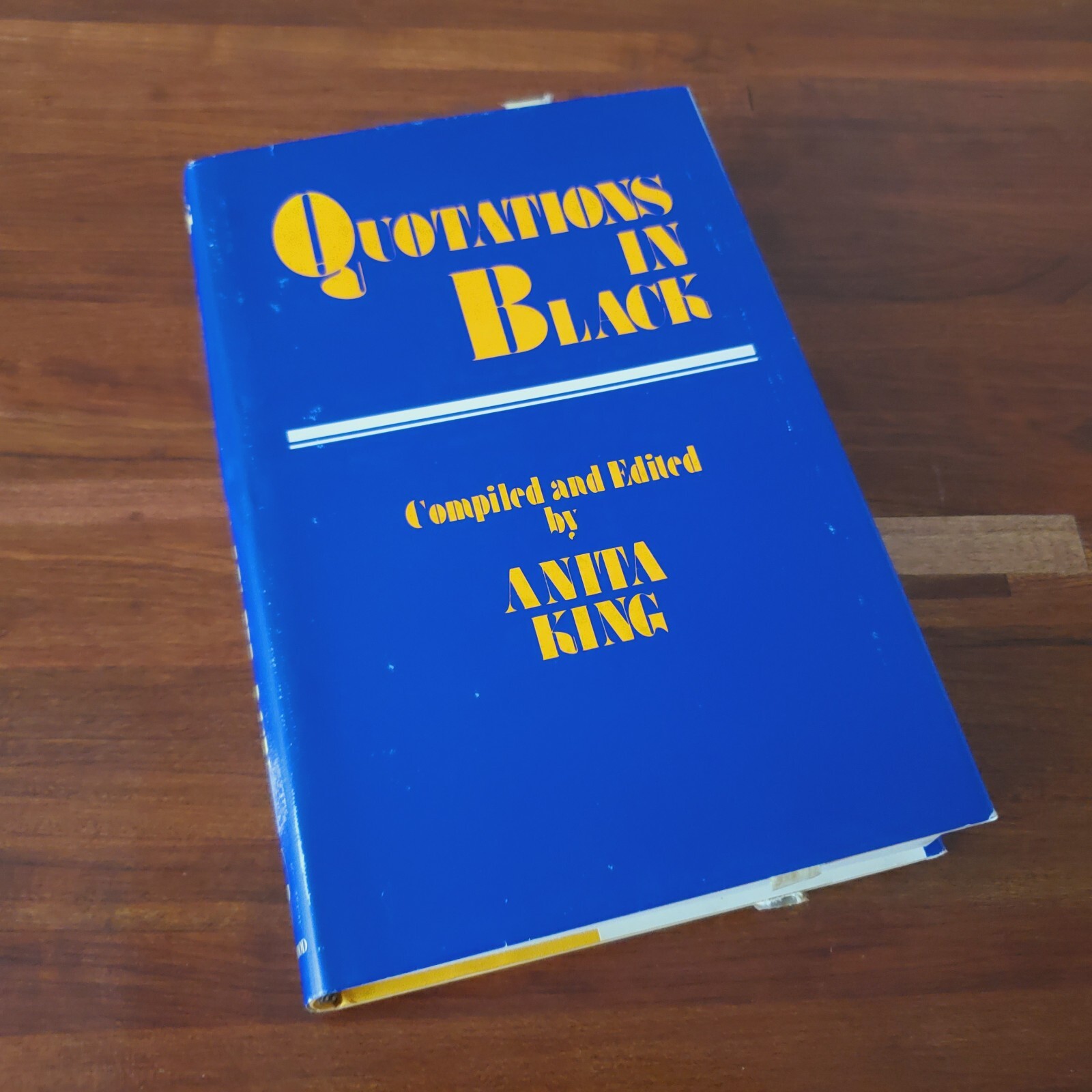 QUOTATIONS IN BLACK HARDCOVER LITERARY CRITICISIM & EDUCATION REFERENCE