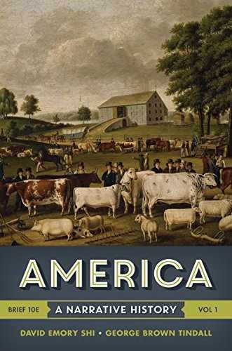 America: A Narrative History – Paperback, by Shi David E.; Tindall – Very Good c