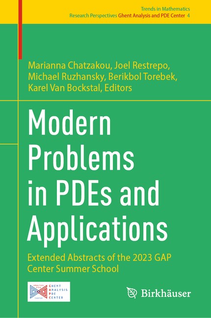 Modern Problems In Pdes And Applications: Extended Abstracts…