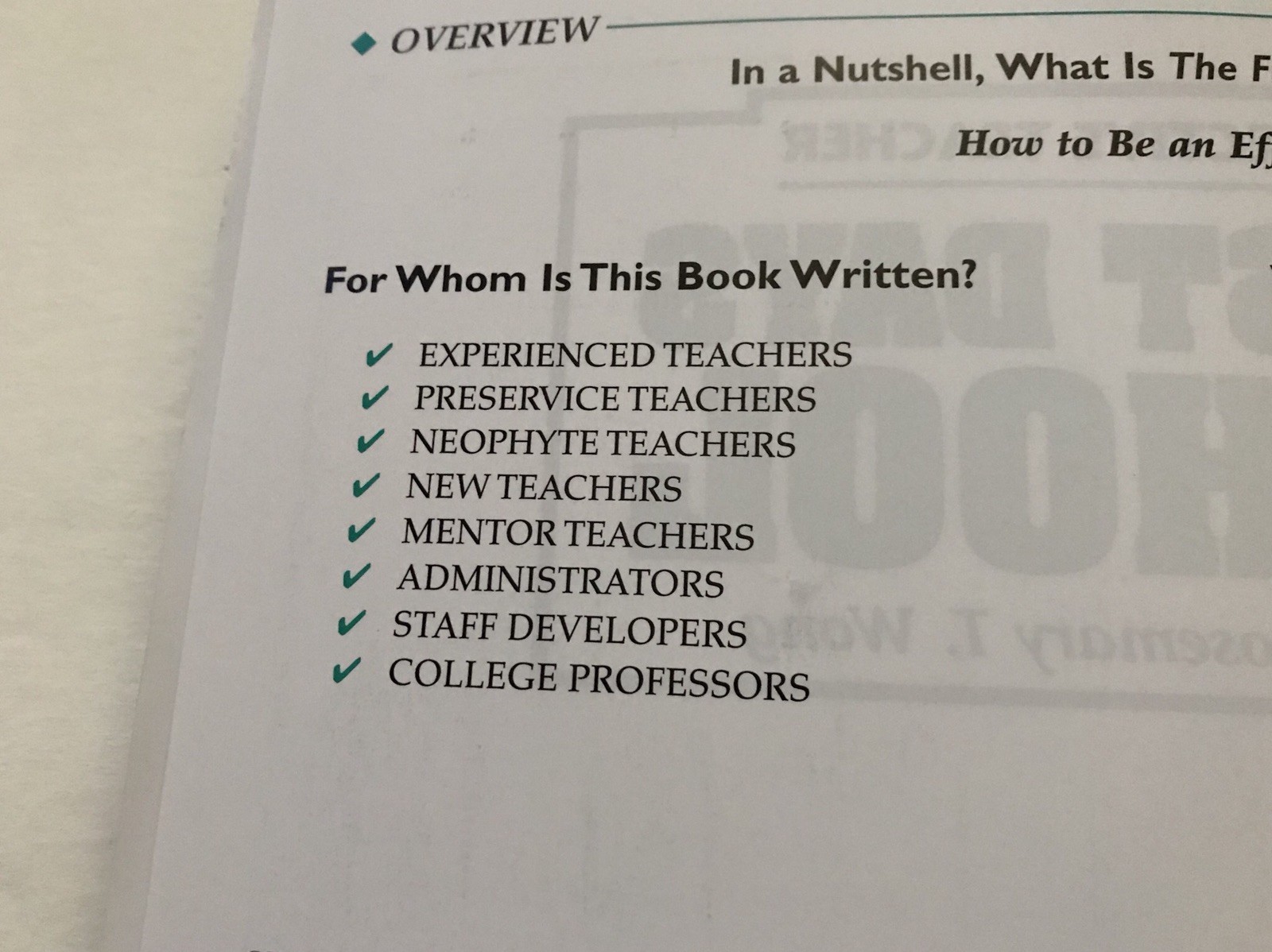 The First Days of School : How to Be an Effective Teacher by Rosemary T. Wong…