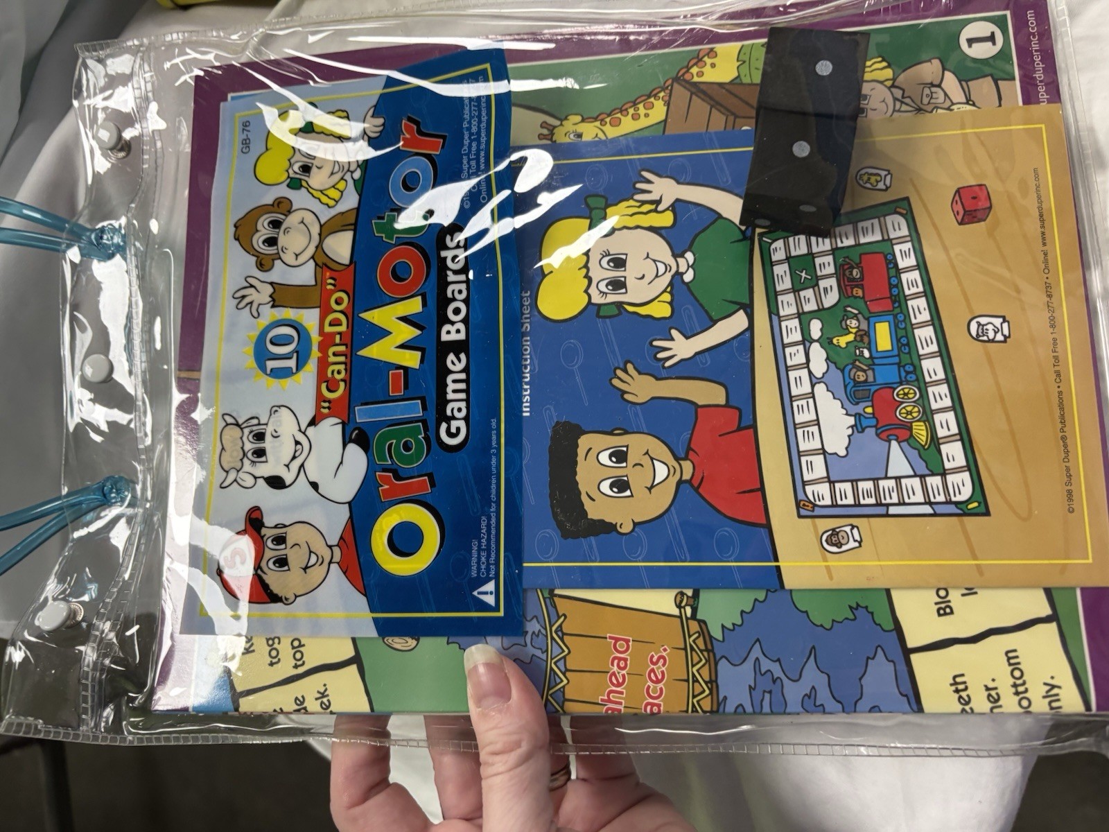 “Can Do” Oral-Motor Fun Deck 52 In Tin + Board Games Super Duper Publications