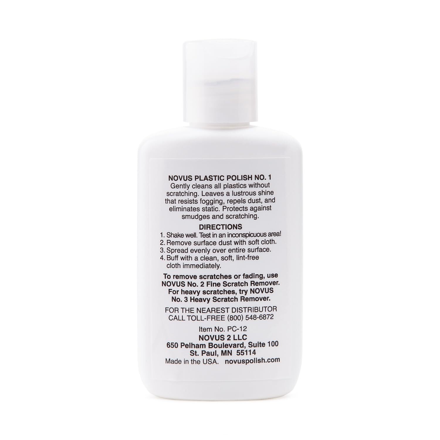 7026 Plastic Clean & Shine #1 2oz Bottle Restores & Protects Car Interiors