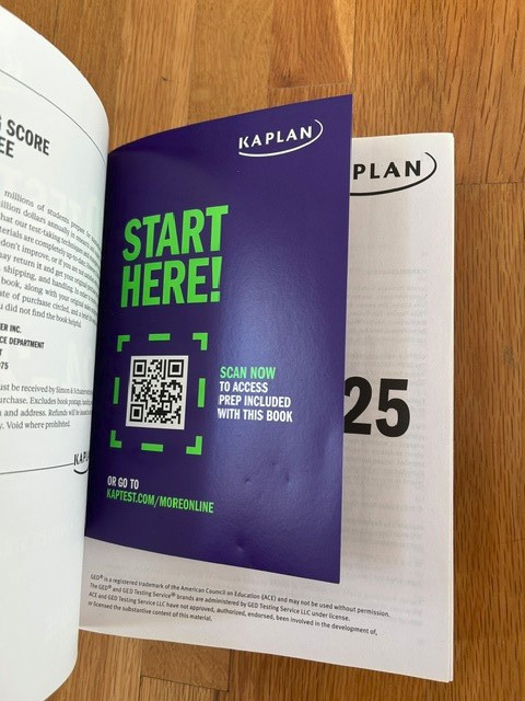 GED Test Prep & Test Prep PLUS 2024-2025 ISBN 9781506290461 & 9781506290447