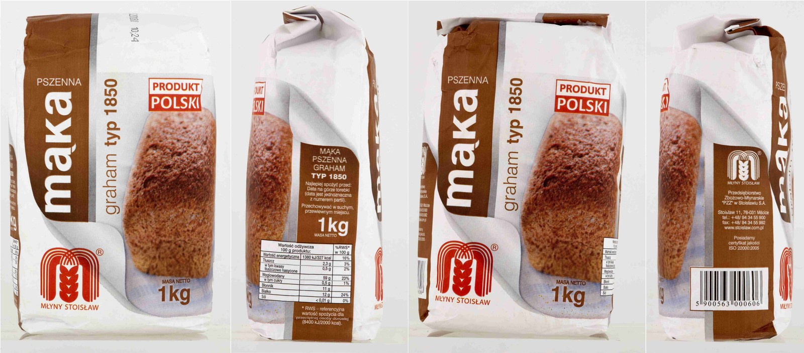 5900563000606 Młyny Stoisław Mąka pszenna typ 1850 graham 1kg Przedsiębiorstwo Z