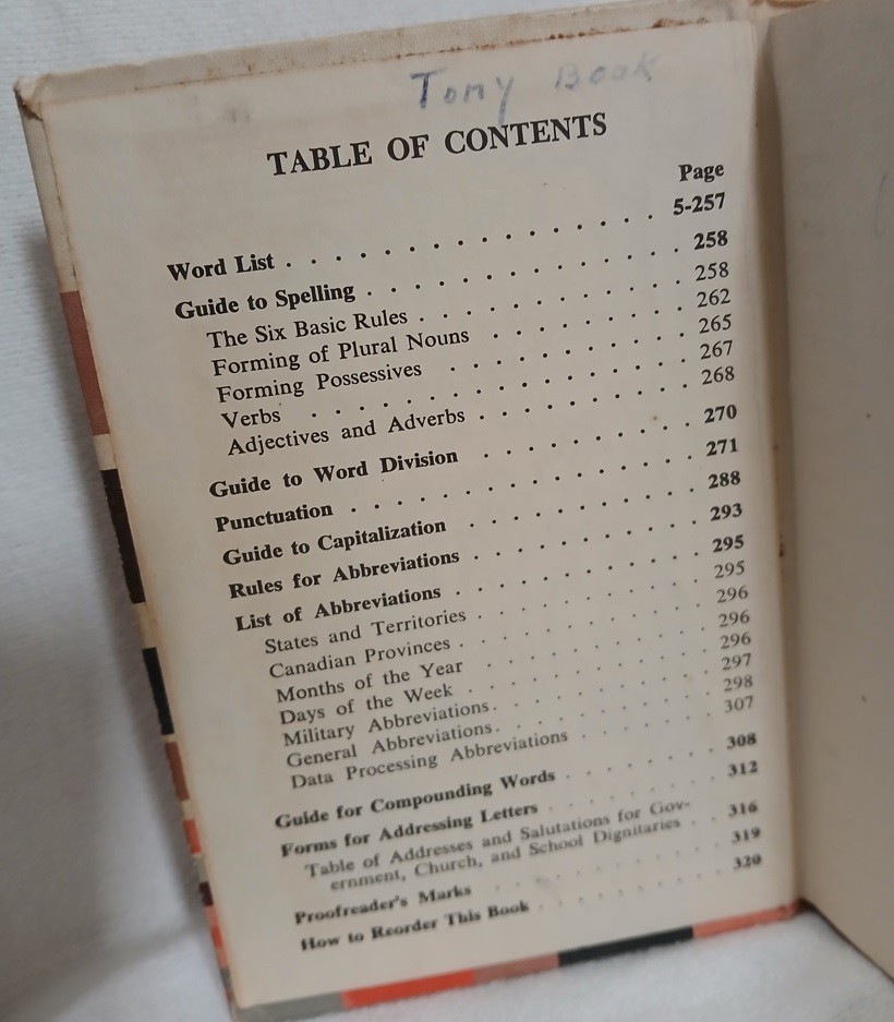 Reference Book Instant Spelling Dictionary 3rd Edition Hardcover -25,000 Words
