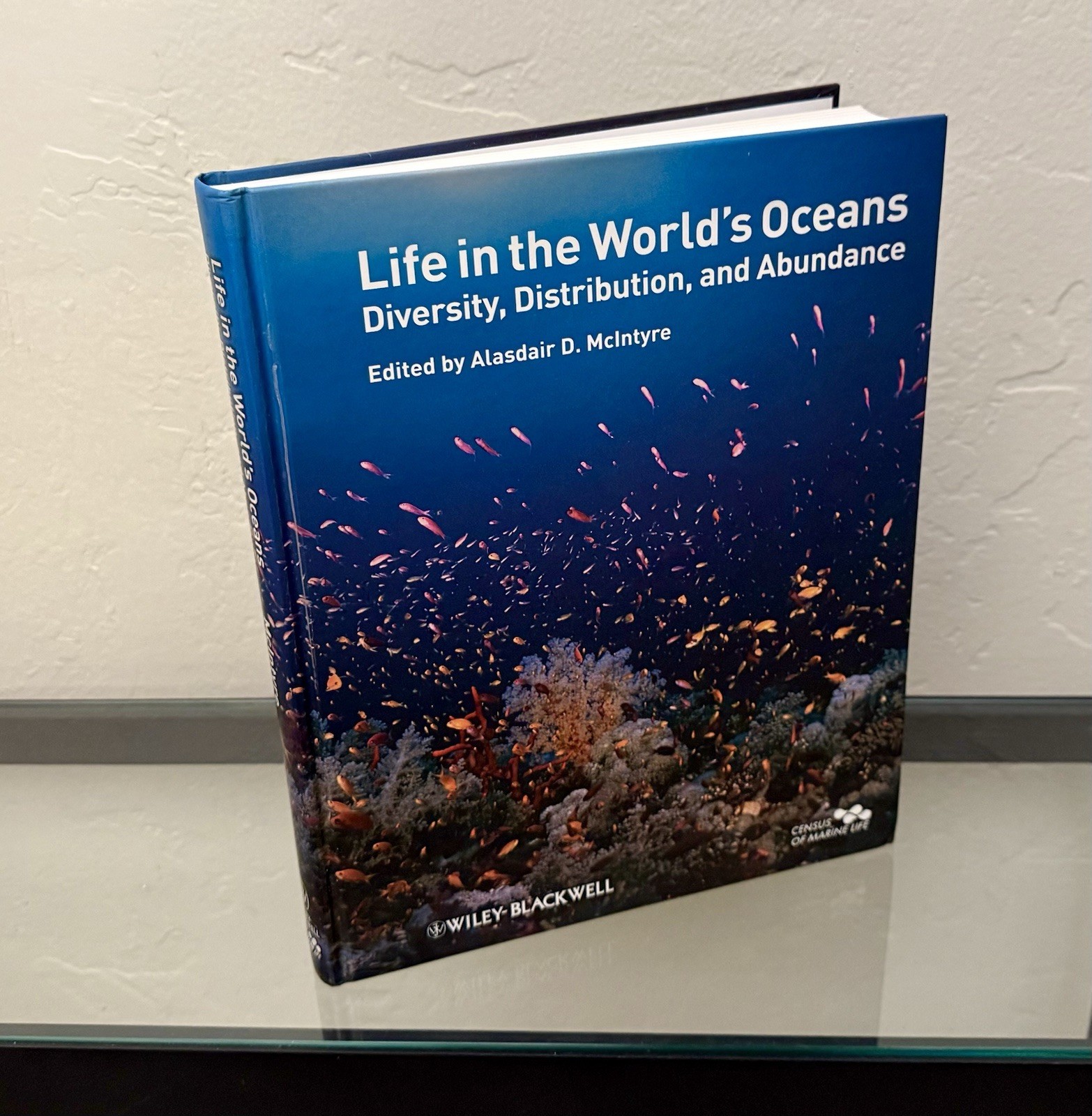 Life in the World’s Oceans by Alasdair D. McIntyre 2010 HC