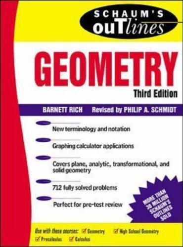 Schaum’s Outline of Geometry by Barnett Rich