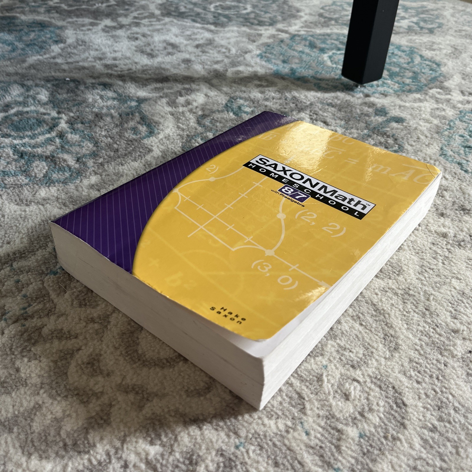 Saxon Math Homeschool 8/7 Student Textbook with Pre-Algebra (2005 Paperback)