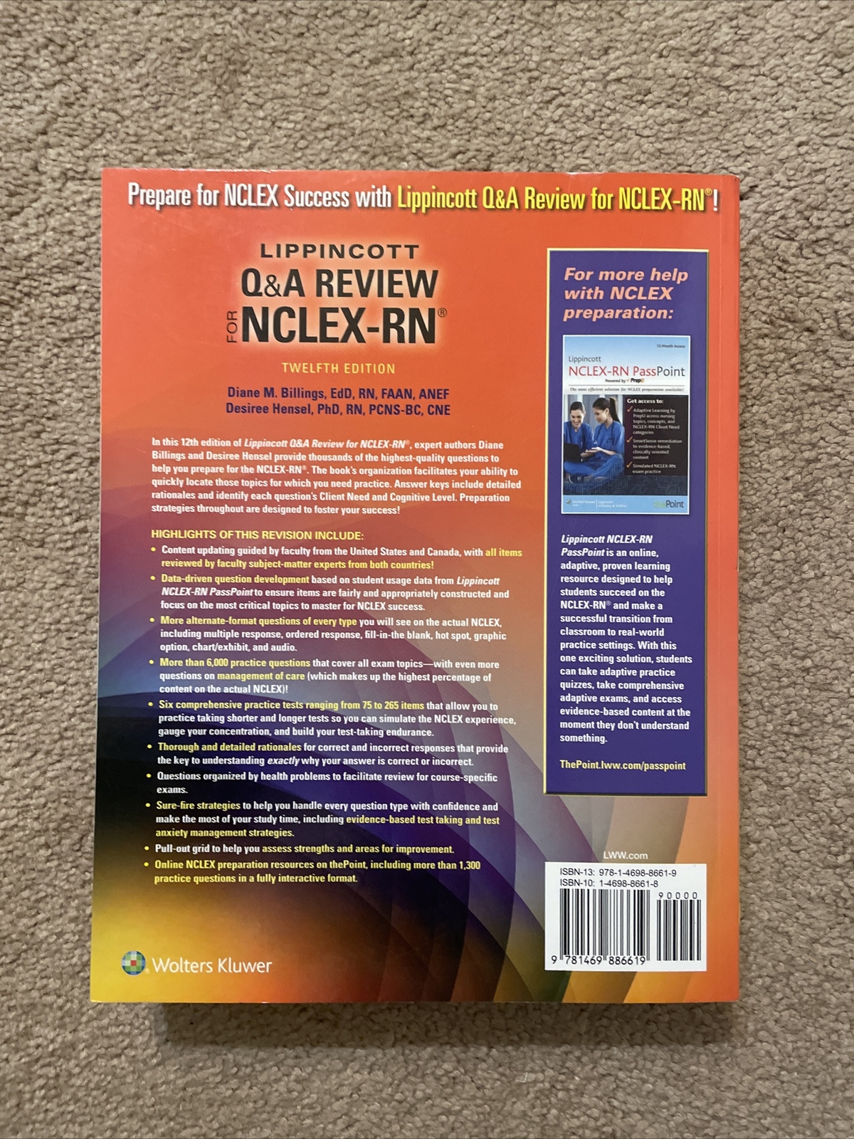 Nclex-Rn by Diane M. Billings and Desiree Hensel (2016, Trade Paperback, Revised