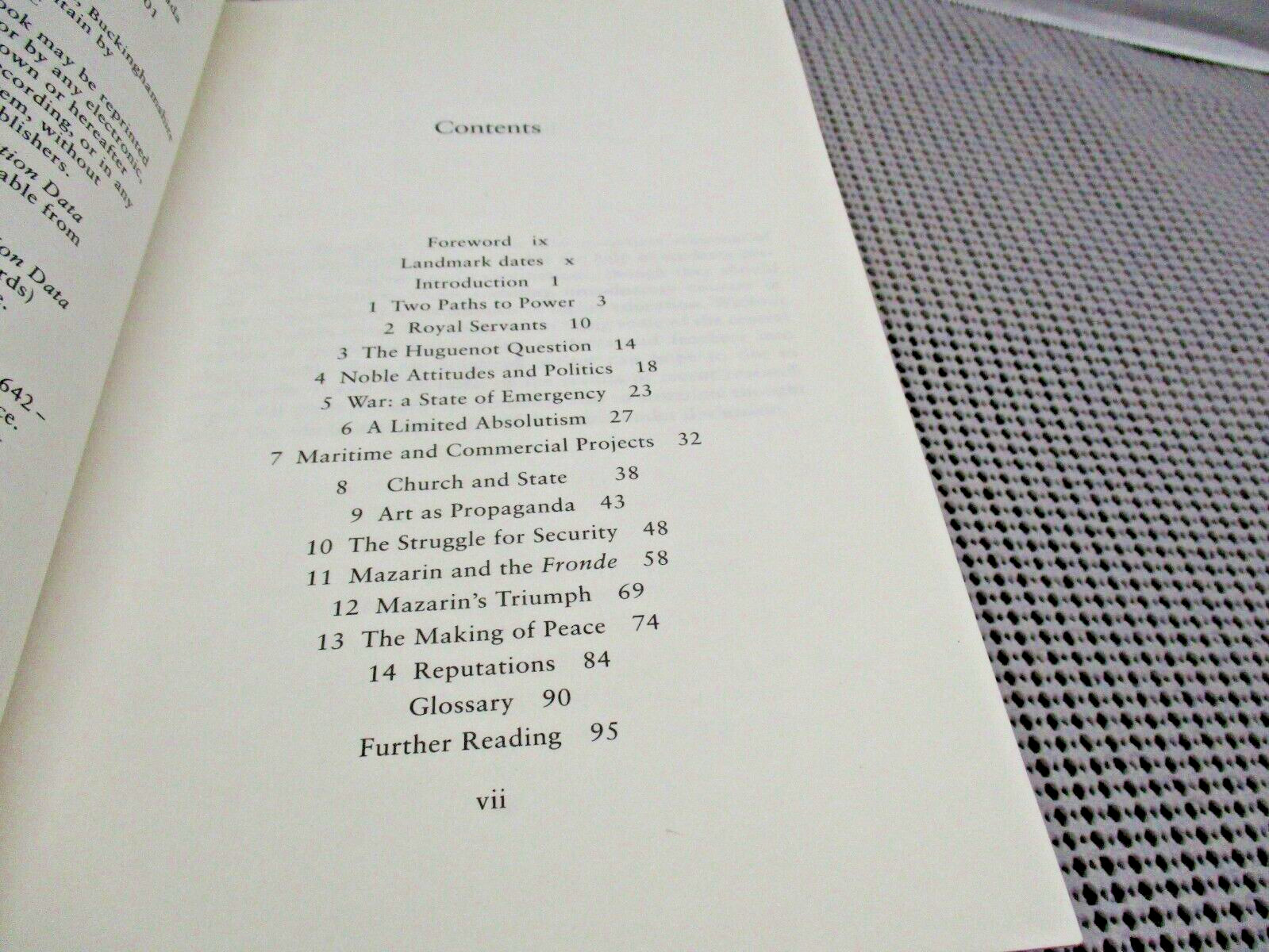 Richelieu and Mazarin (Lancaster Pamphlets) Paperback Used Textbook