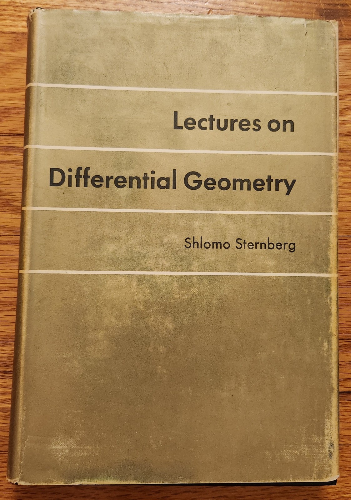 Lectures On Differential Geometry HC Shlomo Sternberg 1964 w/ DJ