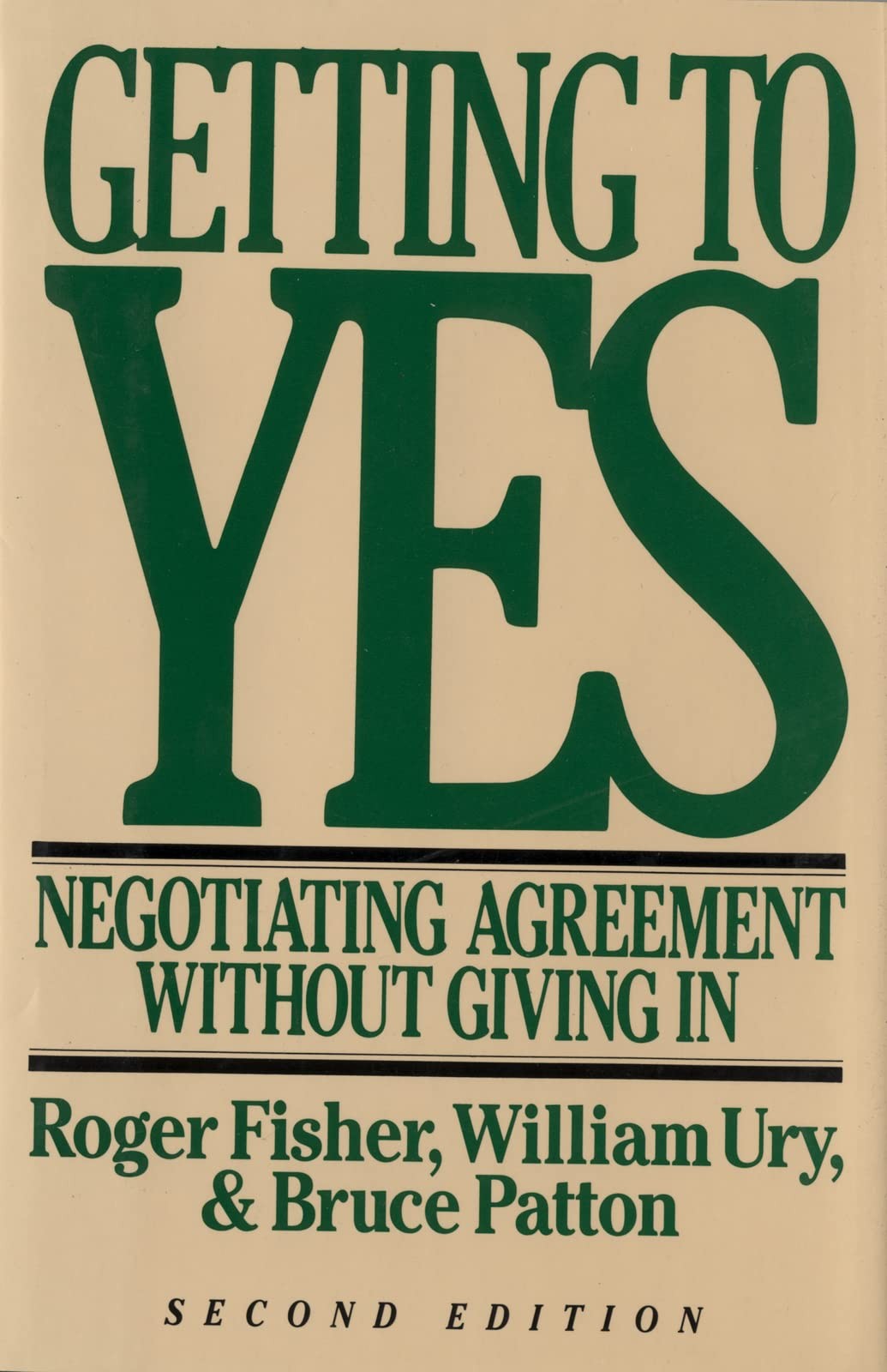 Getting to Yes: Negotiating Agreement Without Giving In – hardcover Ury, Wil…