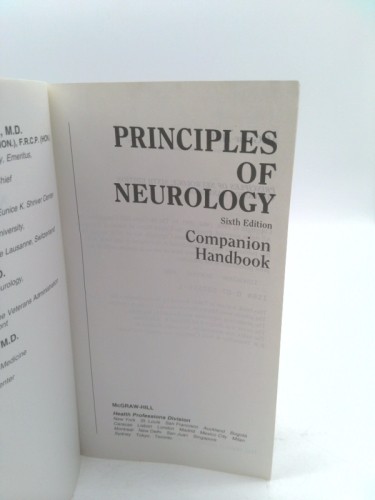 Principles of Neurology: Companion Handbook by Adams, Raymond D.