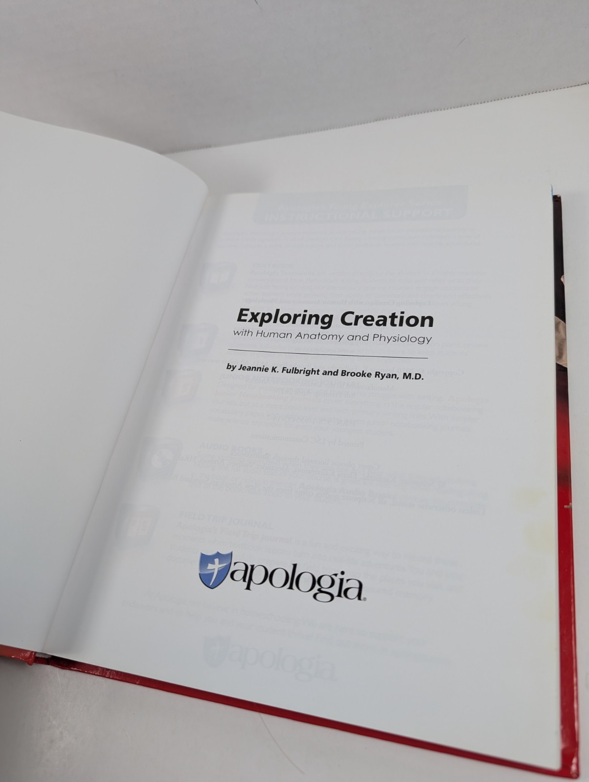 Apologia Exploring Creation with Human Anatomy and Physiology Textbook