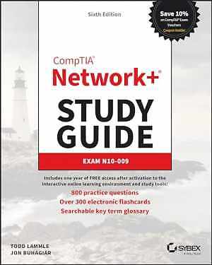 CompTIA Network+ Study Guide: Exam – Paperback, by Lammle Todd; Buhagiar – Good