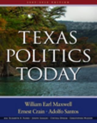 Texas Politics Today – 9780495570257, William Earl Maxwell, paperback, new