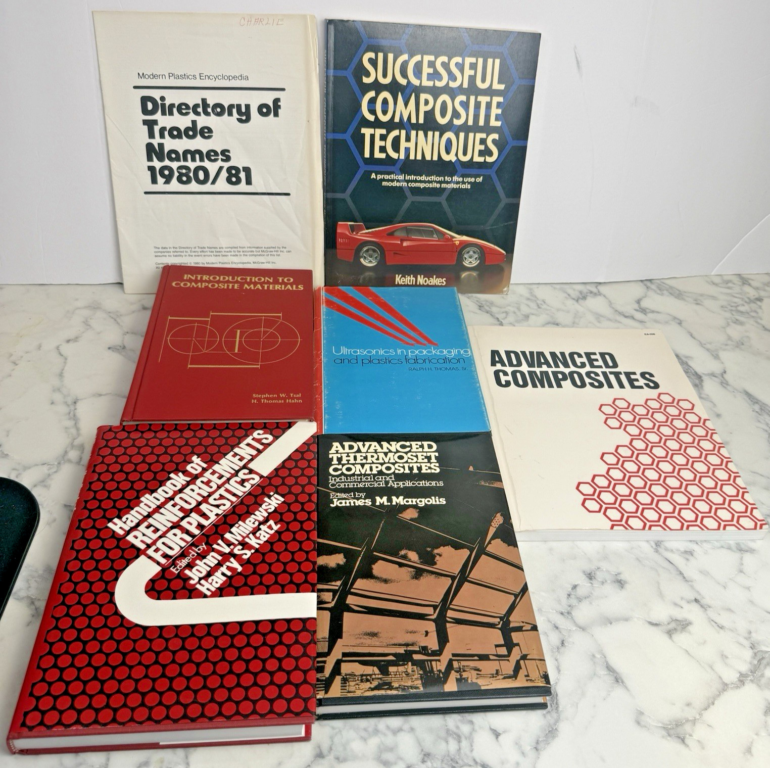 Composites Plastics Engineering Set 7 Thermoset Ultrasonics Tsai Hahn Milewski
