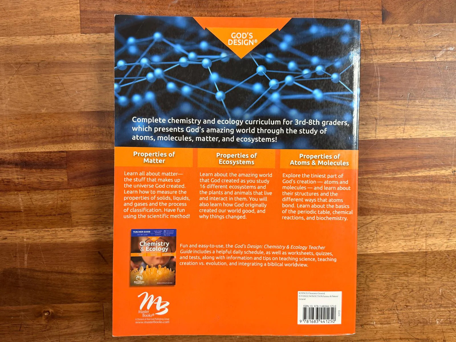 Master Books God’s Design – Chemistry & Ecology Textbook
