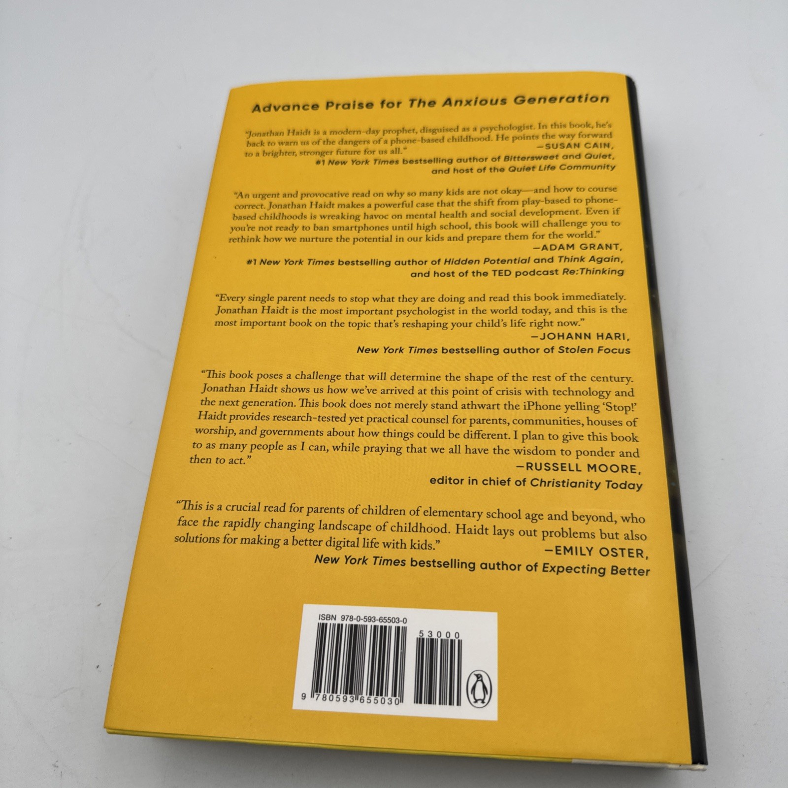 The Anxious Generation: How the – Hardcover, by Haidt Jonathan –