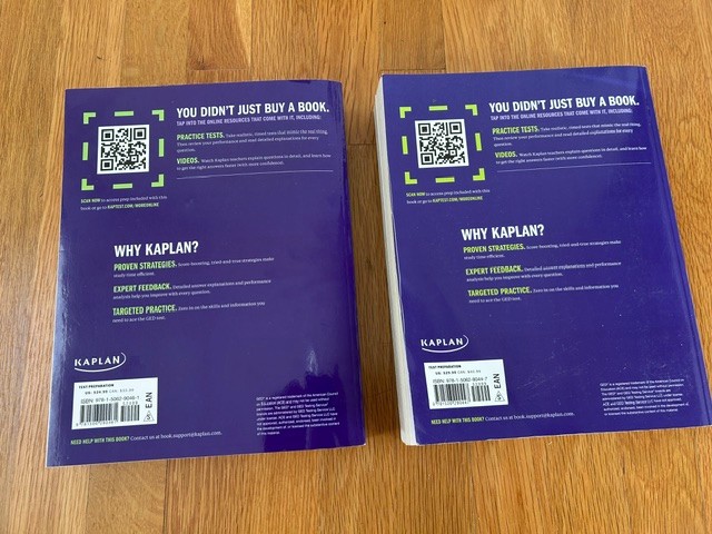 GED Test Prep & Test Prep PLUS 2024-2025 ISBN 9781506290461 & 9781506290447