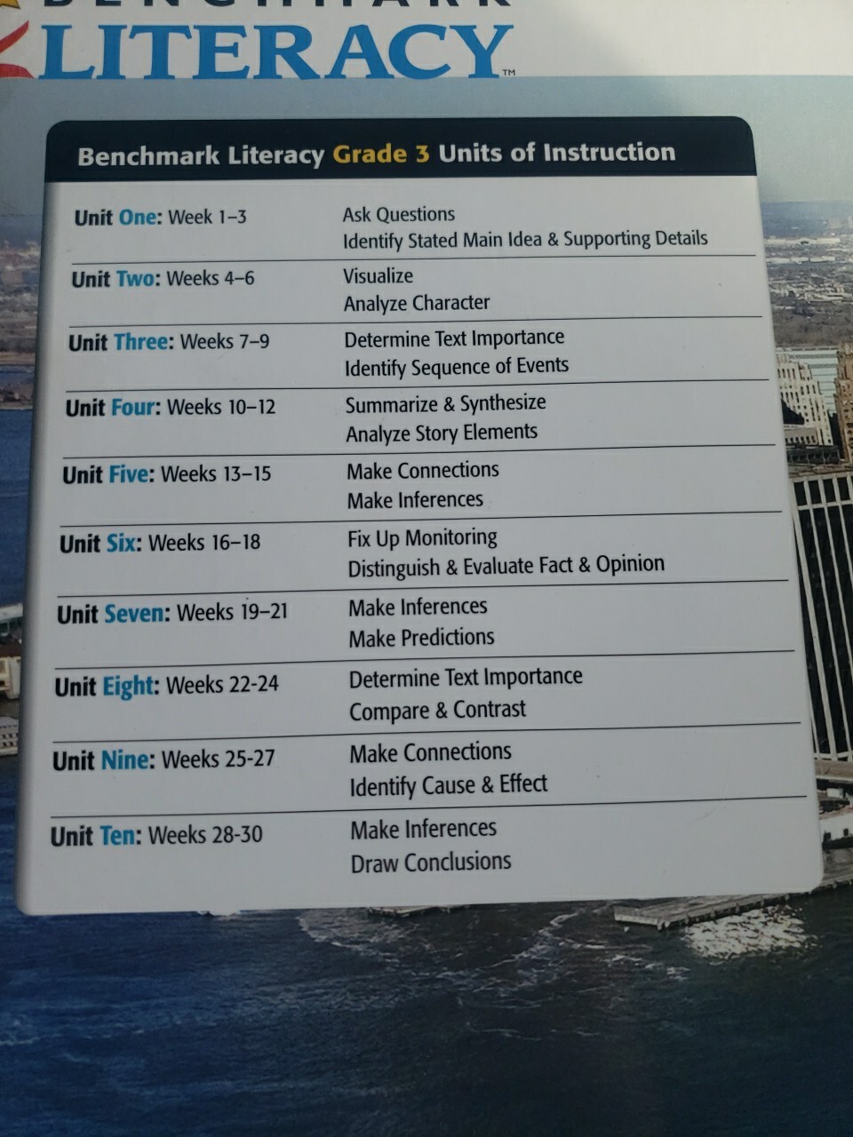 Benchmark Literacy: Benchmark Literacy Teacher’s Resource Volume 1, Grade 3