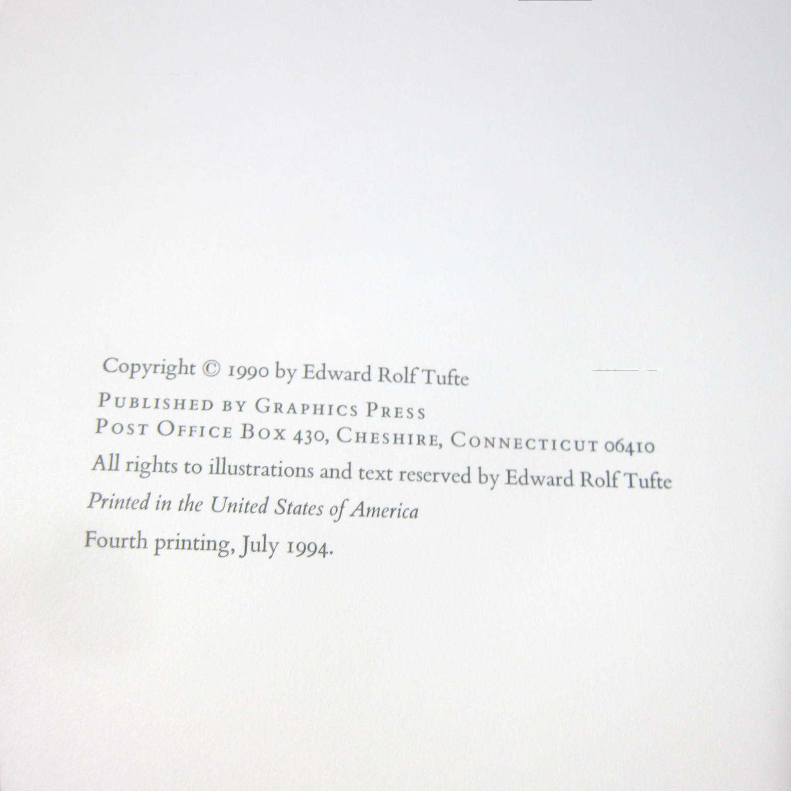 Set of 3 Edward Tufte Hardcover Books Visual Display Explanations Info 2 Signed