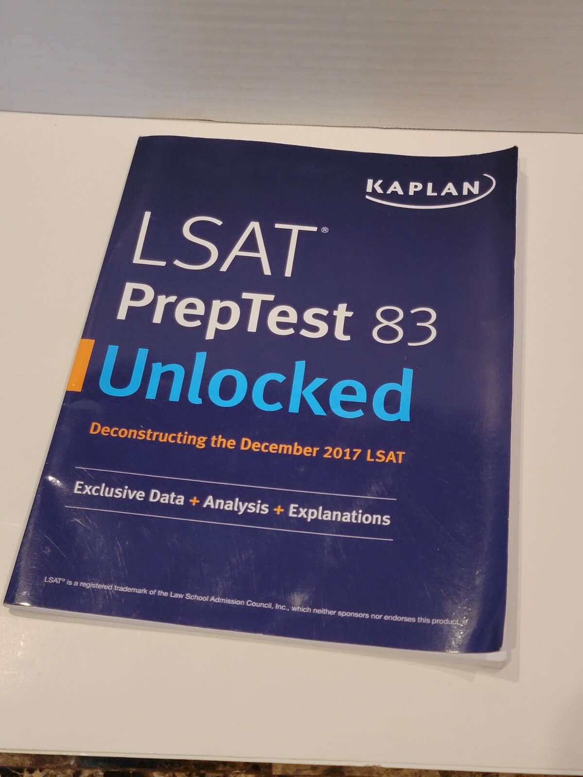 Kaplan LSAT Preptest 83 Unlocked Soft Cover Book