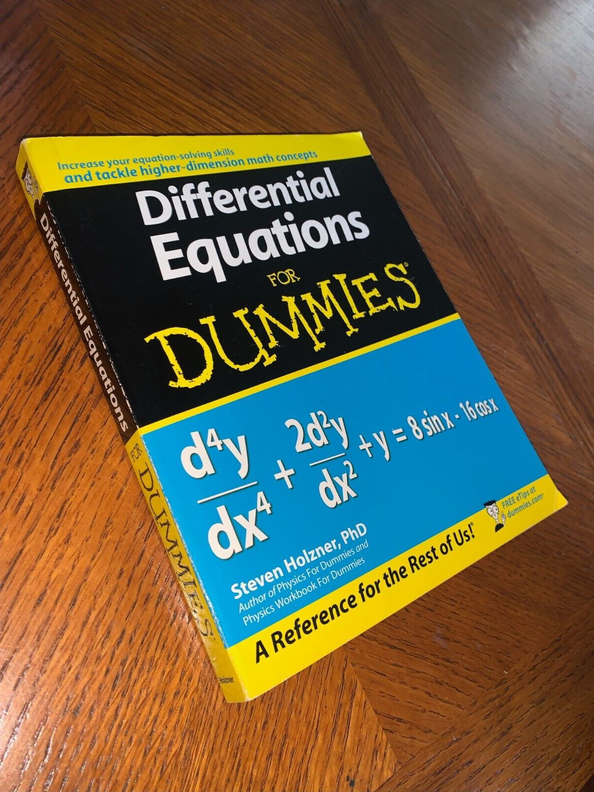 Differential Equations for Dummies by Steven Holzner (2008, Trade Paperback)