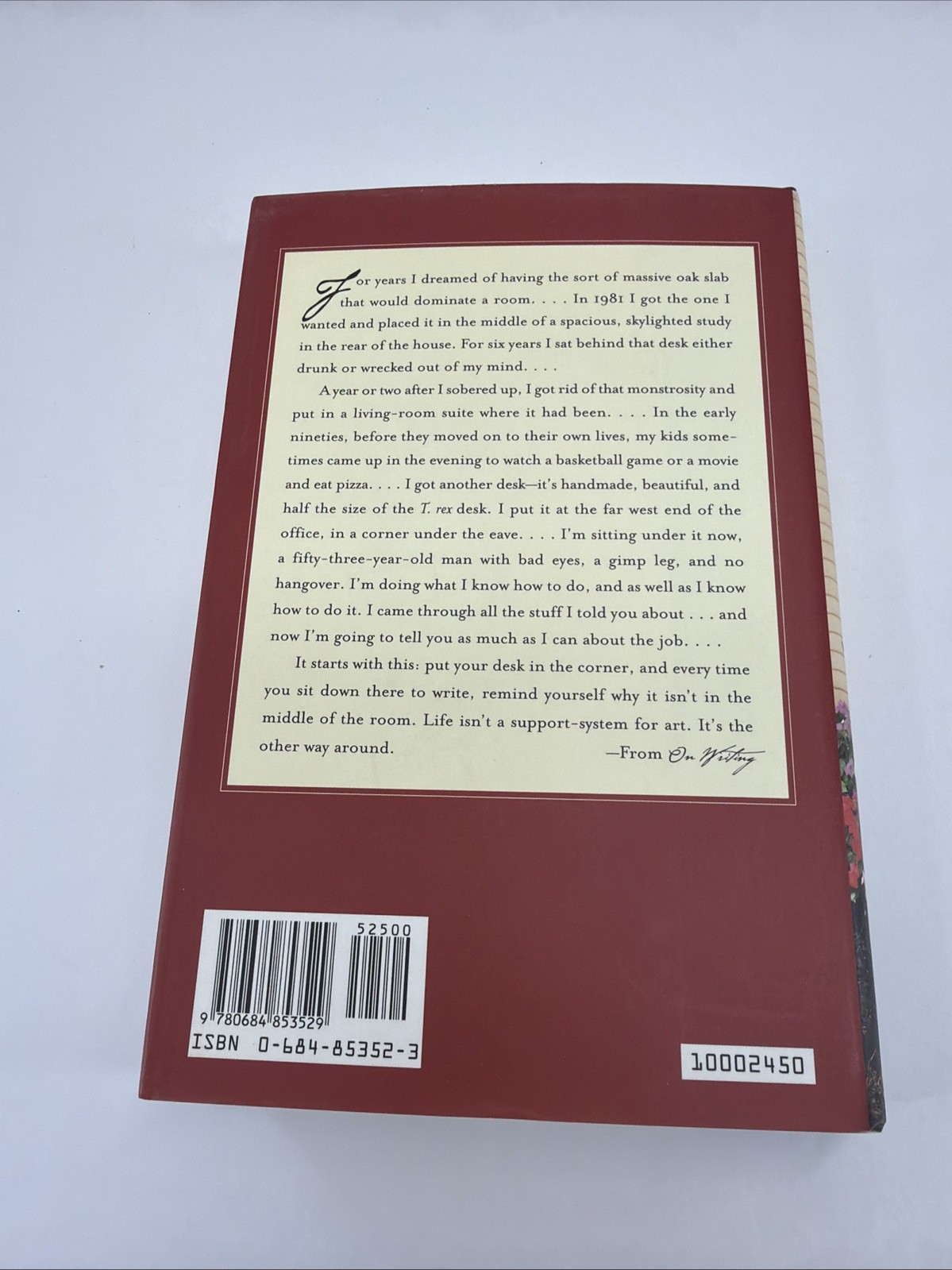 On Writing Hardcover Stephen King