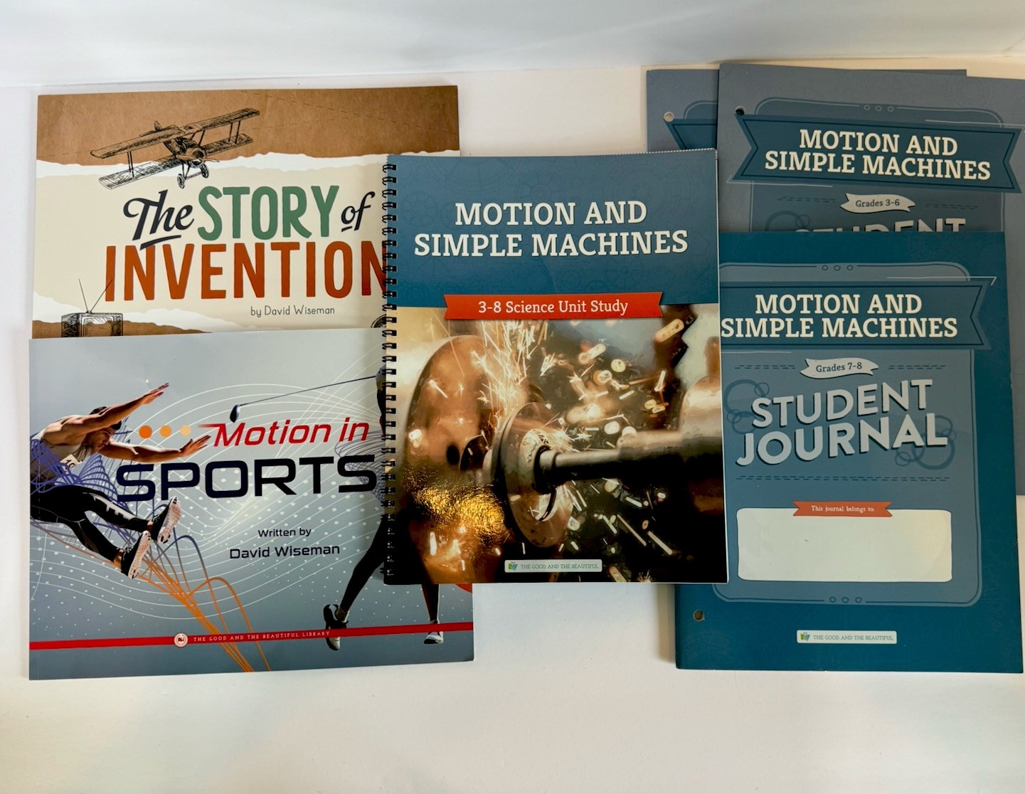 NEW The Good & the Beautiful Motion & Simple Machines Gr 3-8 Science Curriculum