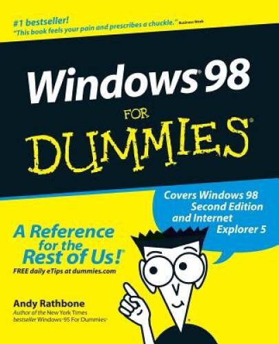 Windows 98 For Dummies – Paperback By Rathbone, Andy – VERY GOOD