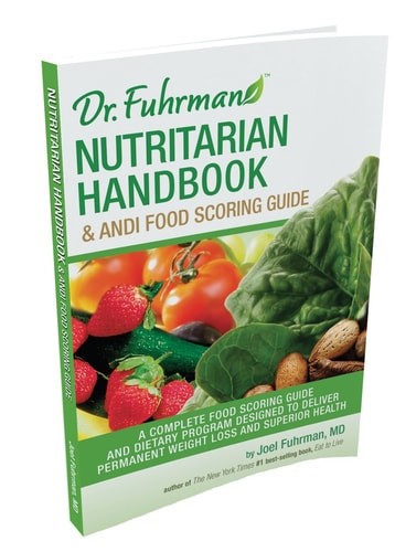 Nutritarian Handbook and Andi Food Scoring Guide, Fuhrman, Joel, Very Good Book