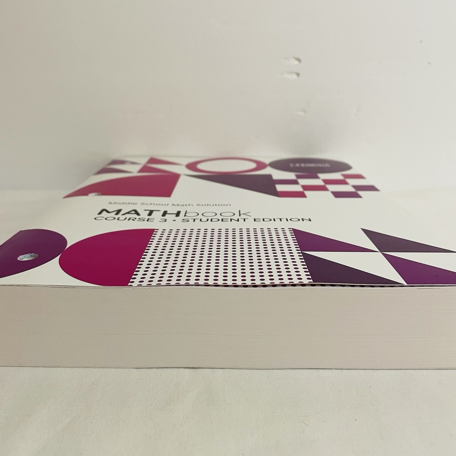 MATHbook Course 3 Middle School Math Solutions Student Edition Carnegie Learning