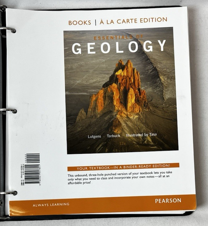 Essentials of Geology, Books A La Carte Edition LOOSELEAF Textbook 12e