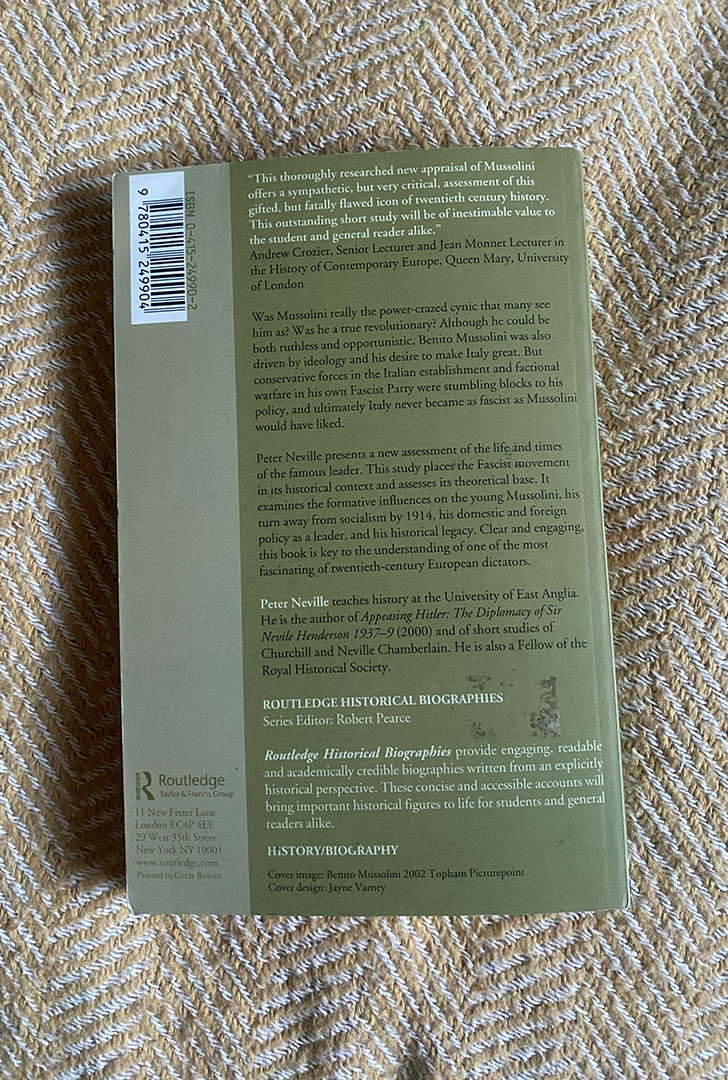 Mussolini Book Bundle | See Description for Individual Book Details