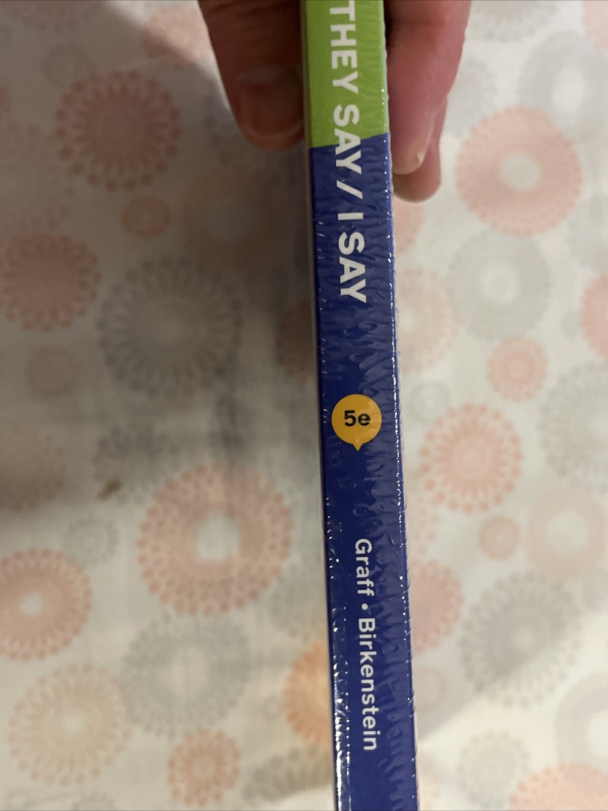 They Say I Say (Fifth Edition) – Paperback By Graff, Gerald – NEW SEALED