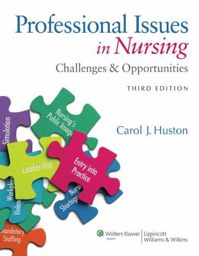 Professional Issues in Nursing by Dr. Carol Huston