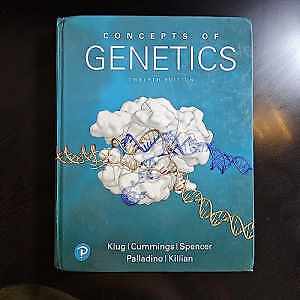 Concepts of Genetics – Hardcover, by Klug William; Cummings – Good