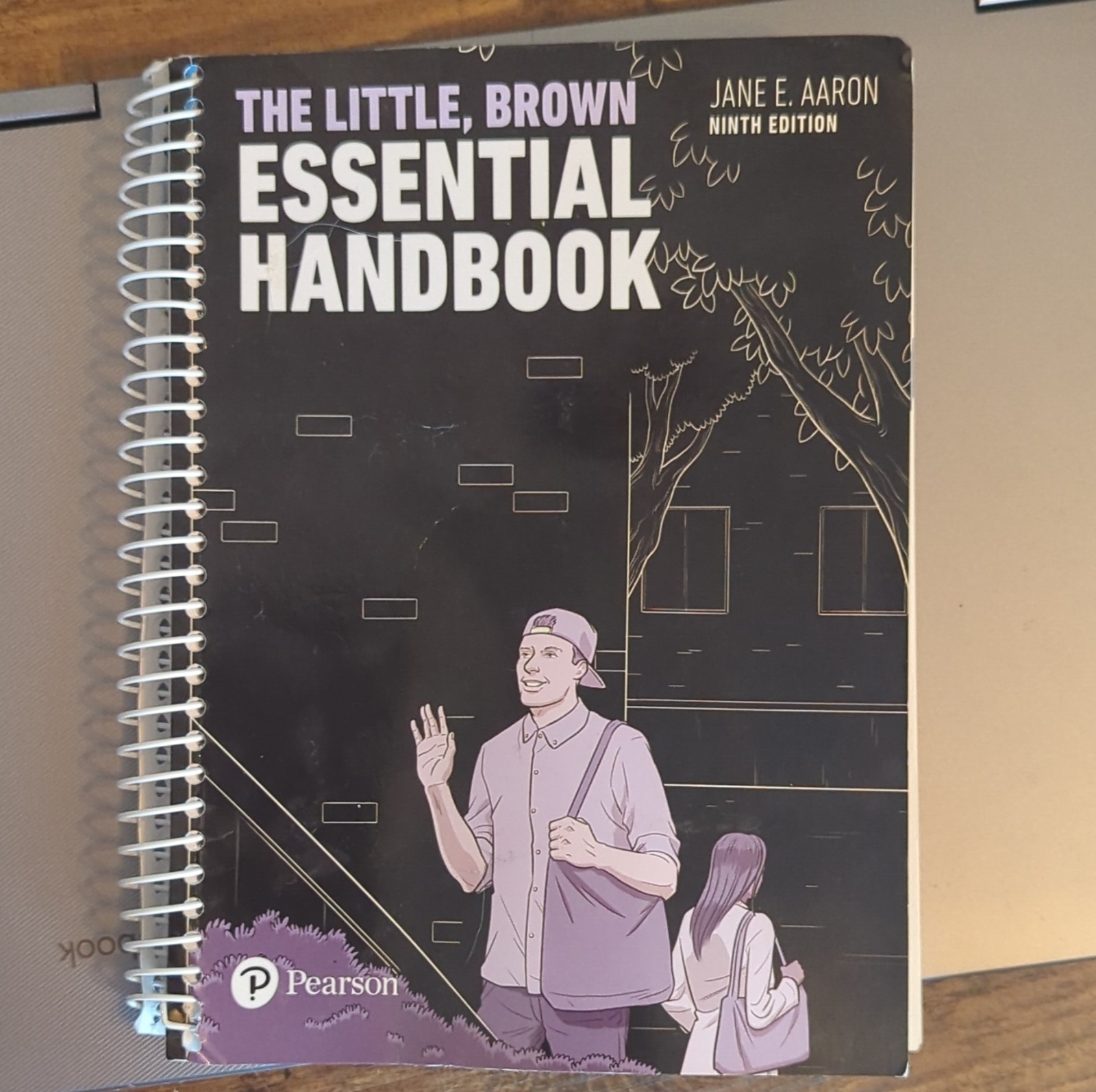 Little Brown Essential Handbook 9th Ed Jane Aaron Pearson Spiral Grammar Writing