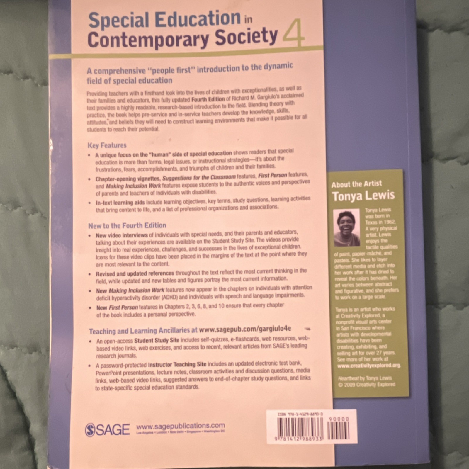 SAGE Publications Special Education in Contemporary Society 4th Ed R. M.Gargiulo